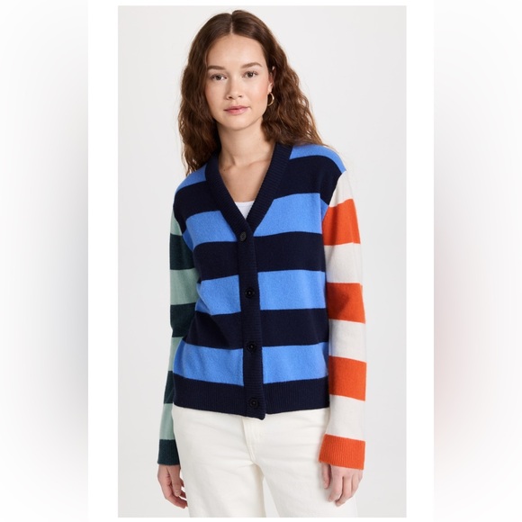 Kule Remus striped cashmere cardigan
